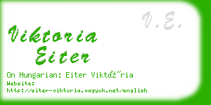 viktoria eiter business card